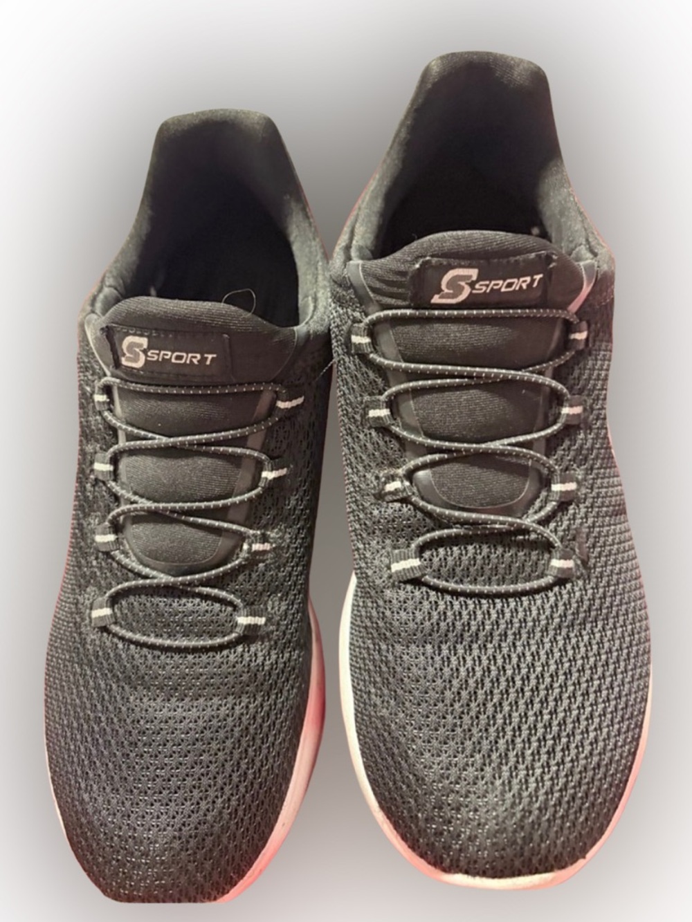 Skechers Black Knit Slip On Women's Sneakers Size 8, Lightly Used